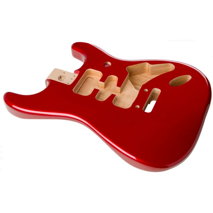 Fender S-Body Deluxe Alder c. apple red 