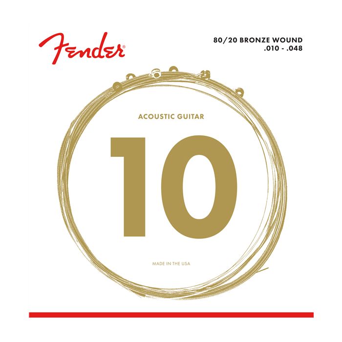 Fender® Ac. Guitar Strings 80/20 Bronze
