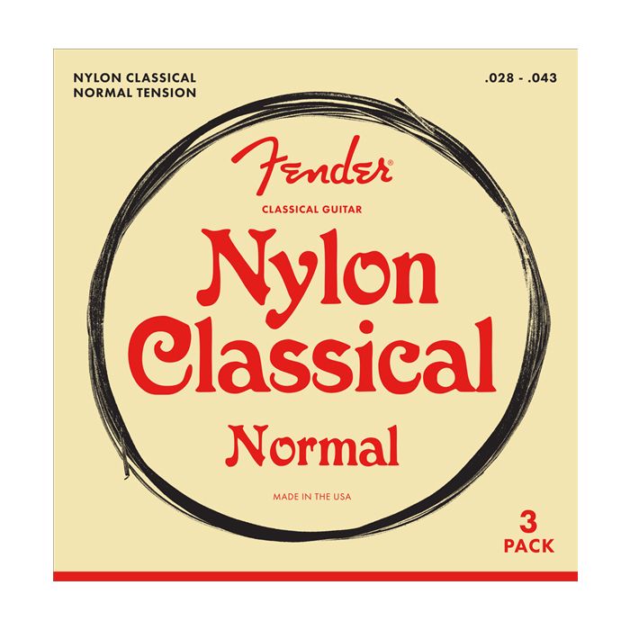 Fender® 100 Nylon Classic Strings 3-Pack