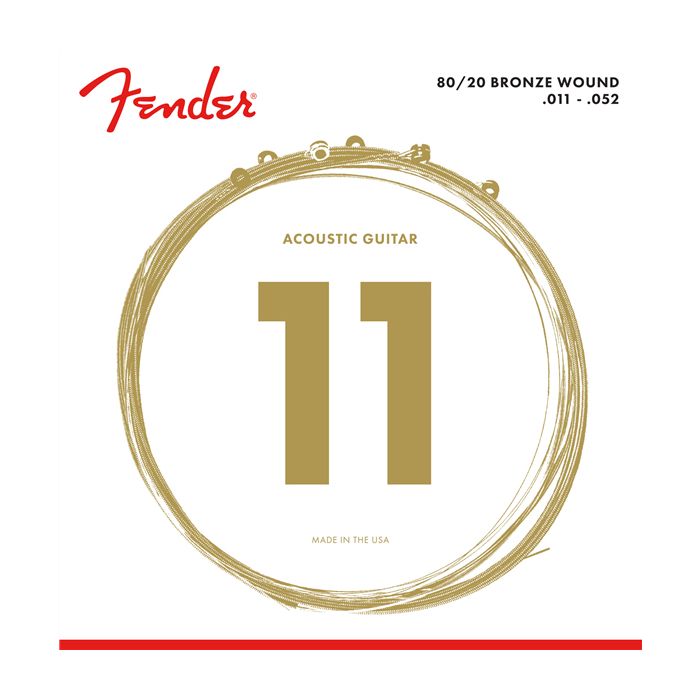 Fender® 70CL Ac. Guitar Strings 011/052
