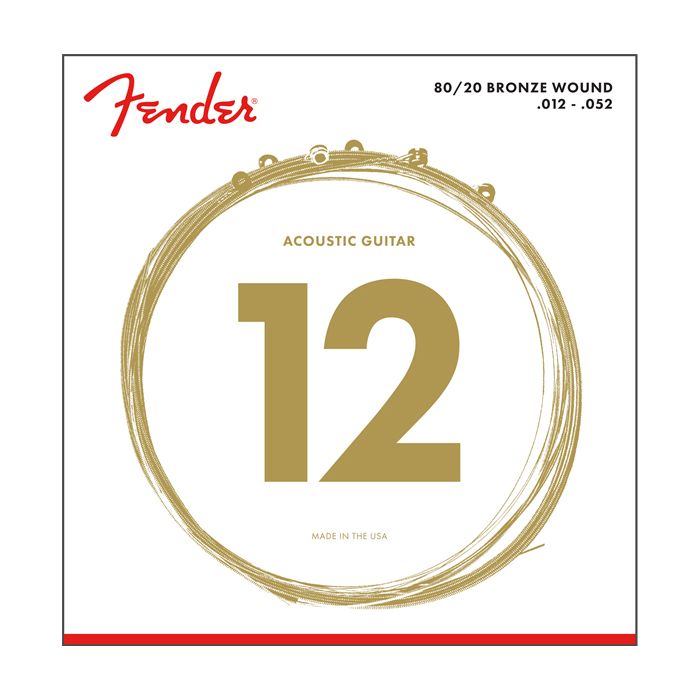 Fender® 70L Ac. Guitar Strings 012/052