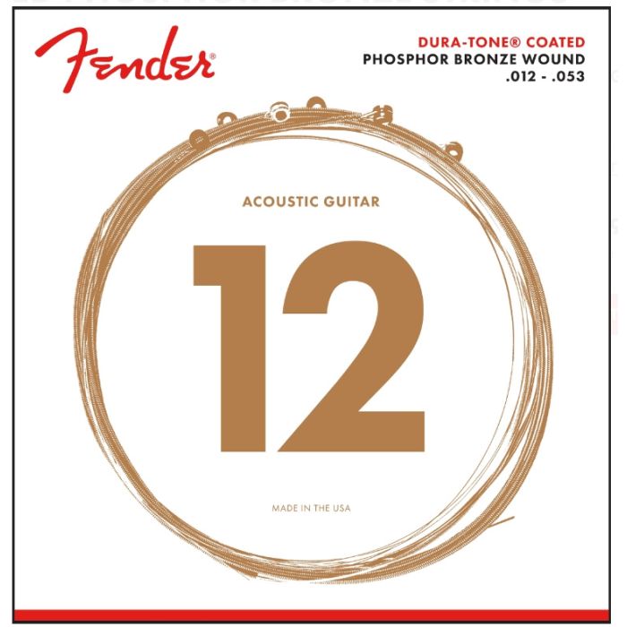 Fender® 860L Ac. Guitar Strings 012/053