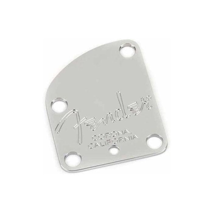 FenderĀ® American Deluxe Neckplate chrome