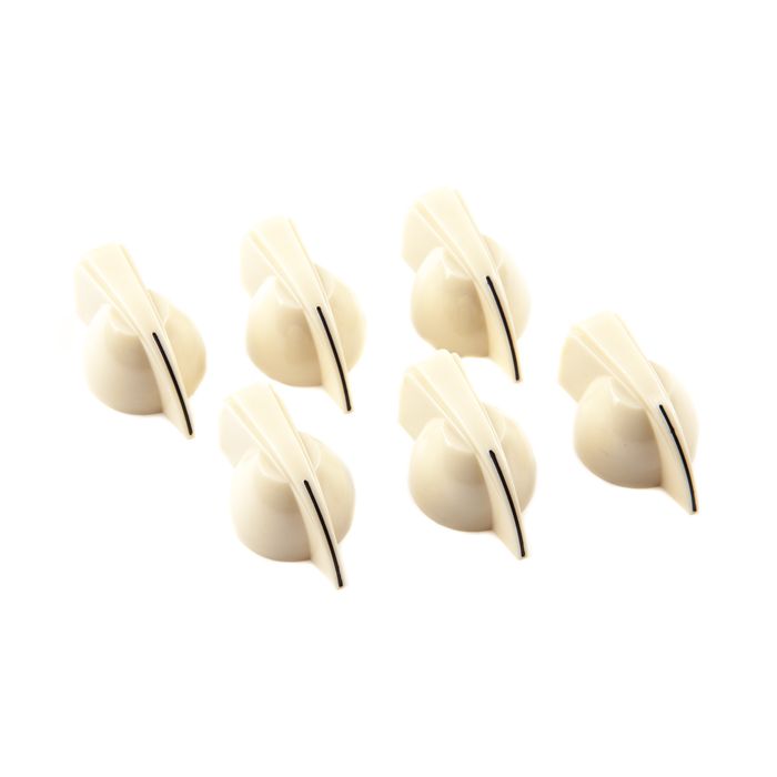 Fender® Chicken Head Amp Knob cream (6) 