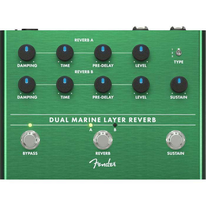 Fender® Dual Marine Layer Reverb Pedal 