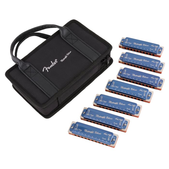 FenderĀ® Midnight Blues Harmonica