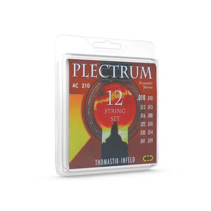 Thomastik Plectrum snarenset akoestisch 12-string, bronze flatwound, 010
