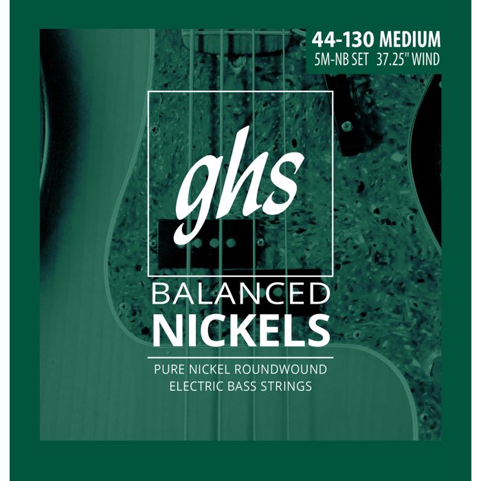 GHS Balanced Nickel Bass 5M-NB 