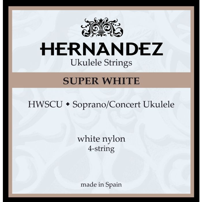 Hernandez Ukulele White Soprano/Concert