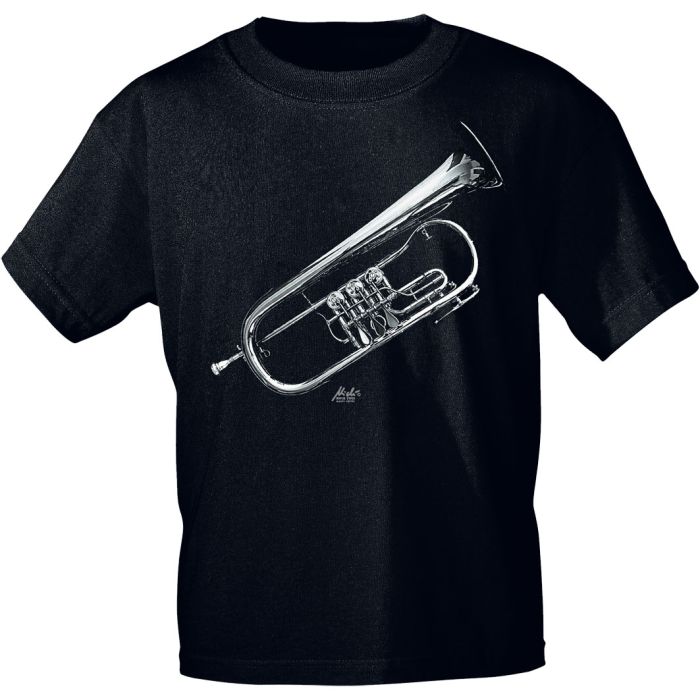 T-Shirt black Flügelhorn S