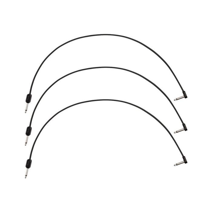 Fender Professional Series Blockchain 24" patch cable, 3-pack, straight/angle