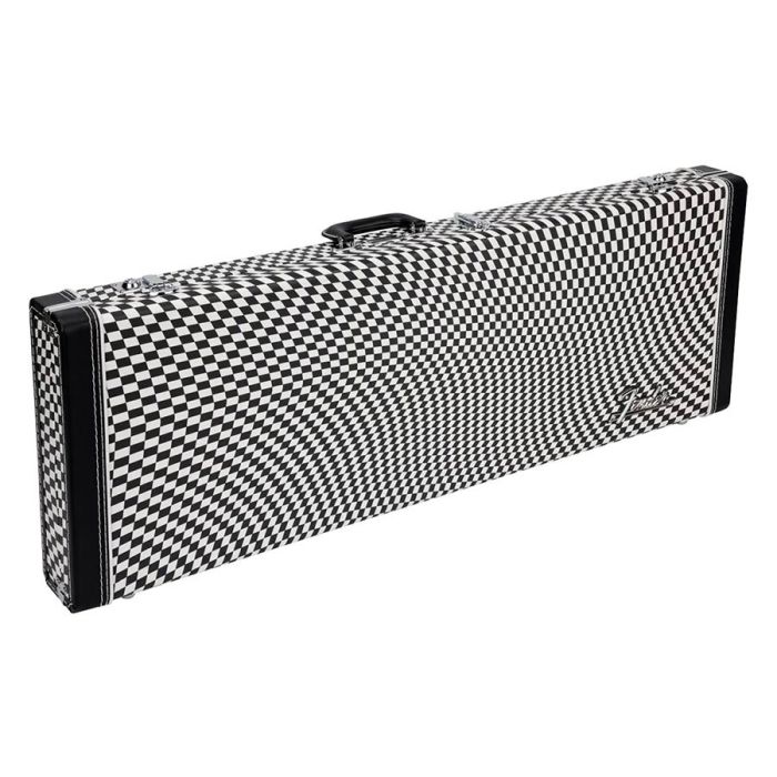 Fender Classic Series case, Strat/Tele, wavy checkerboard