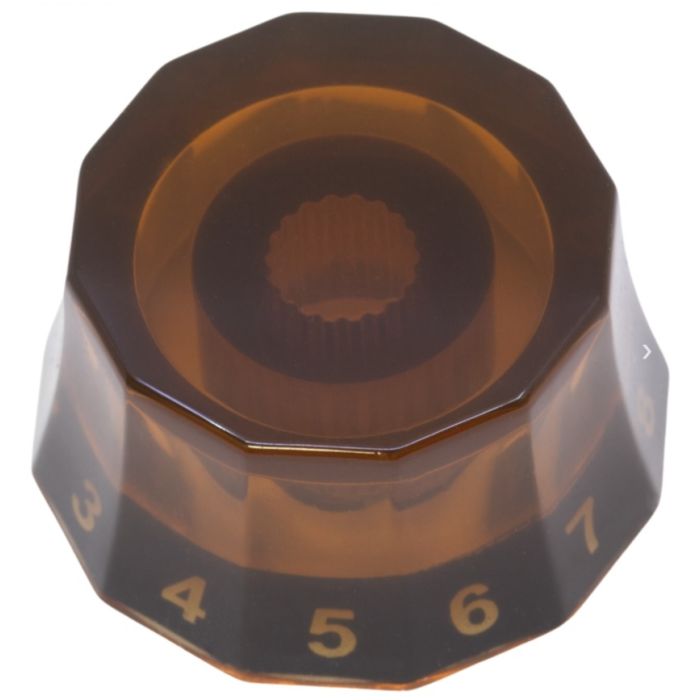 Knob - Plastic, Knurled Shaft, Lampshade, PRS Style