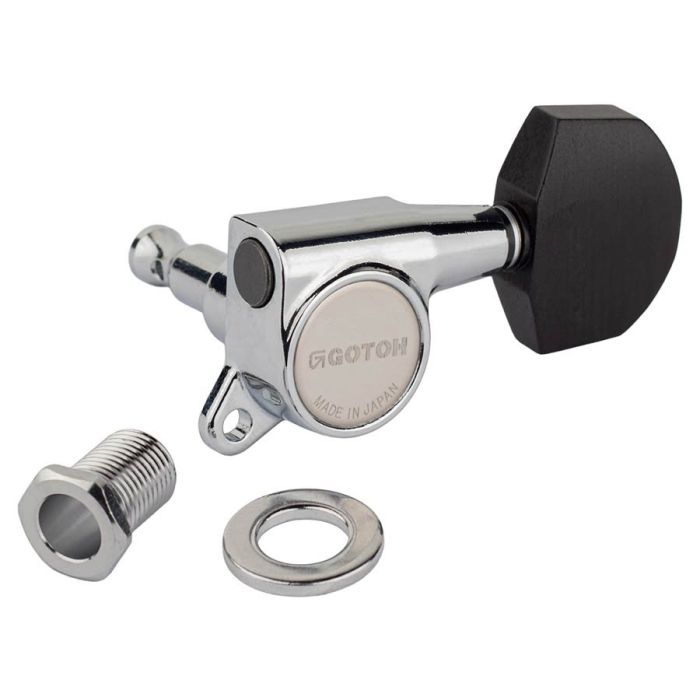 Gotoh SG381 machine heads with EN01 buttons, 3L3R, chrome