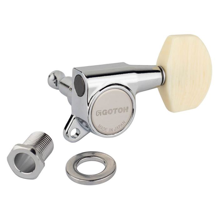 Gotoh SG381 machine heads with M01 buttons, 3L3R, chrome