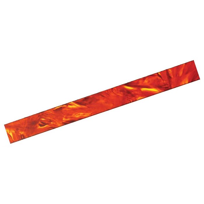 Allparts celluloid binding, 1400x8x1,5mm, red tortoise