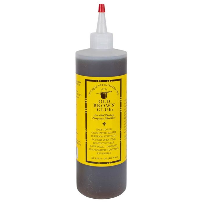 StewMac Old Brown Glue, instant hide glue, 600ml bottle