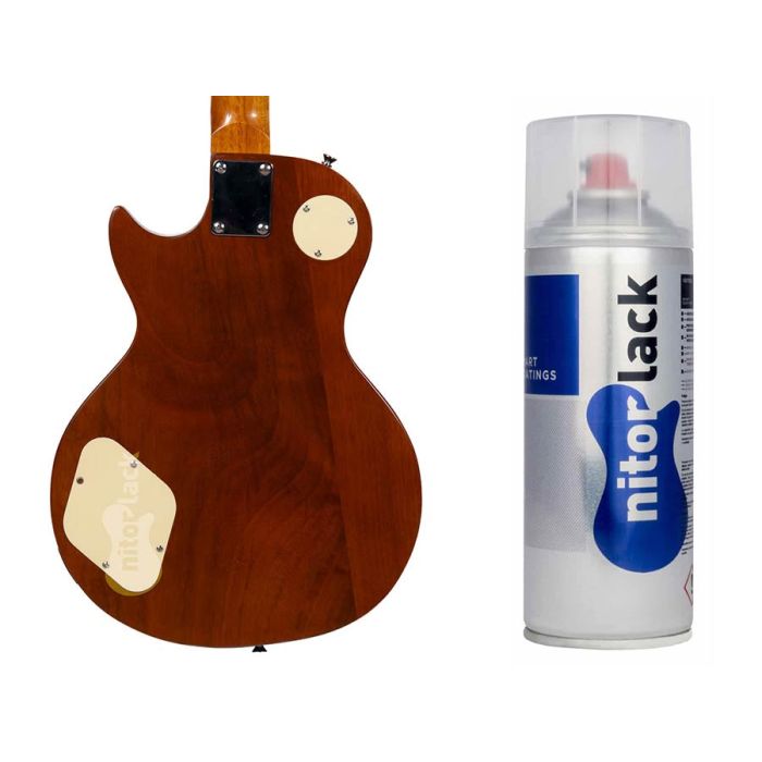 NitorLACK nitrocellulose paint dark brown - 400ml aerosol