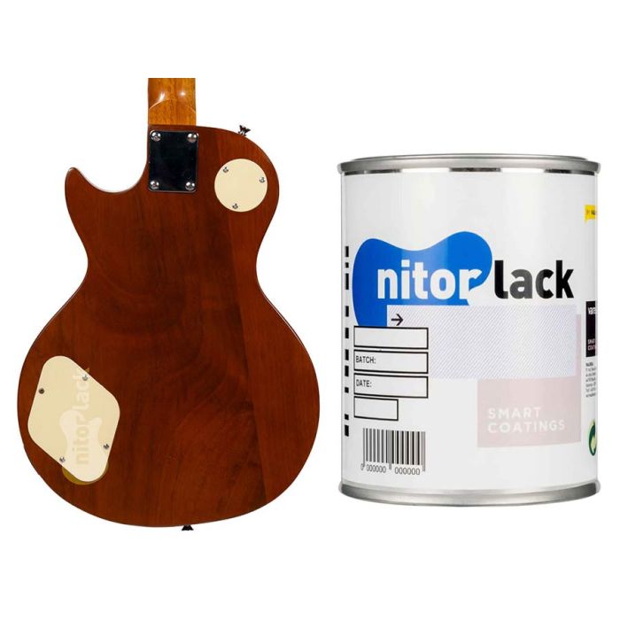 NitorLACK nitrocellulose paint dark brown - 500ml can