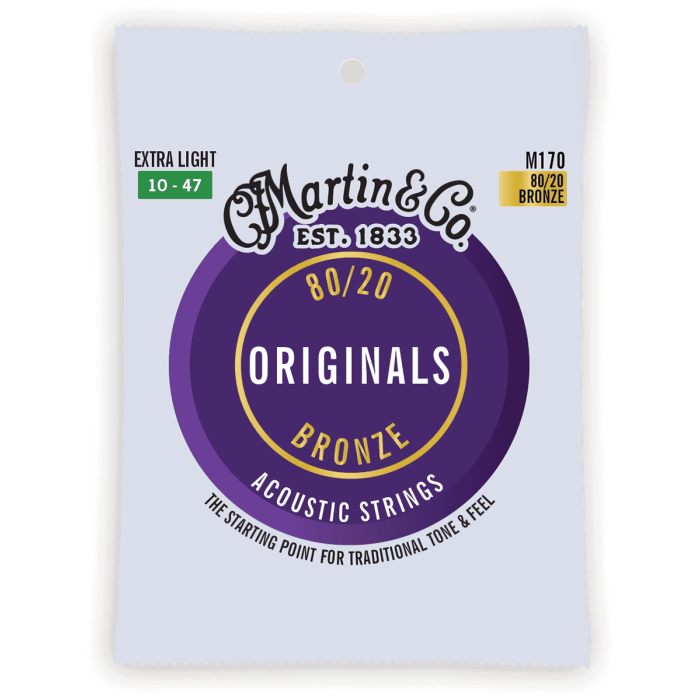 Martin M170 SP 80/20 Bronze - Authentic, Extra Light 10/47