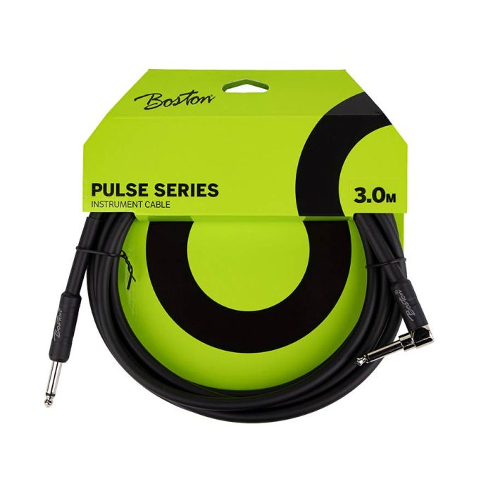 Boston Pulse Series instrument cable jack-angled jack, 3.0 meter