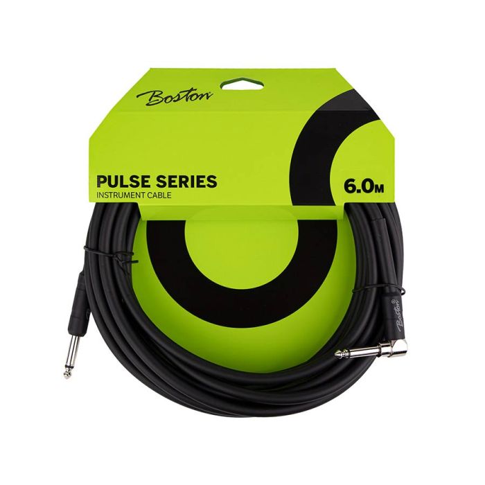 Boston Pulse Series instrument cable jack-angled jack, 6.0 meter