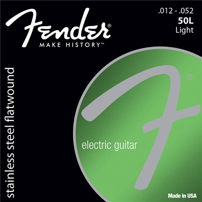 Fender SuperSonic string set electric, stainless flatwound, ball end, 12-52