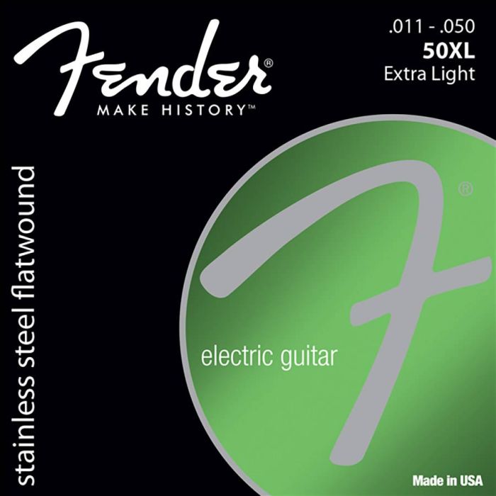 Fender SuperSonic string set electric, stainless flatwound, ball end, 11-50