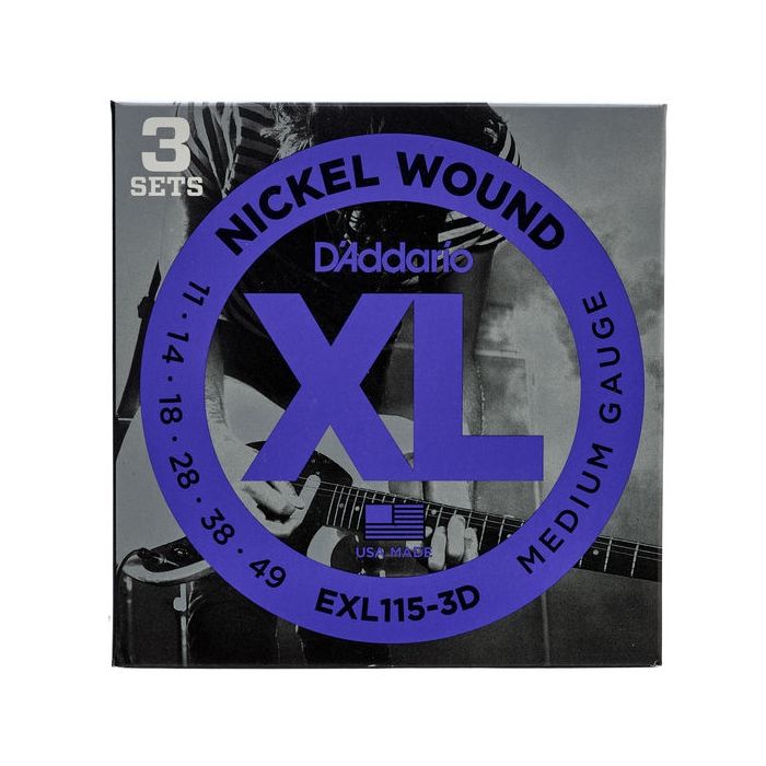 D'Addario EXL Nickel Round Wound snarenset elektrisch