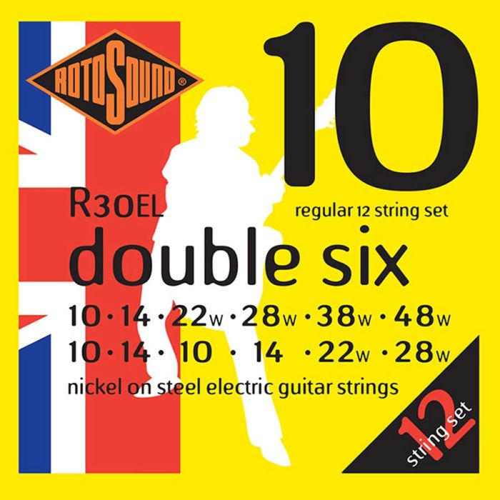 Rotosound Roto string set electric 12 nickel wound 10-48