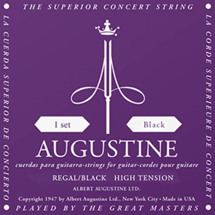 Augustine Regal Black string set classic