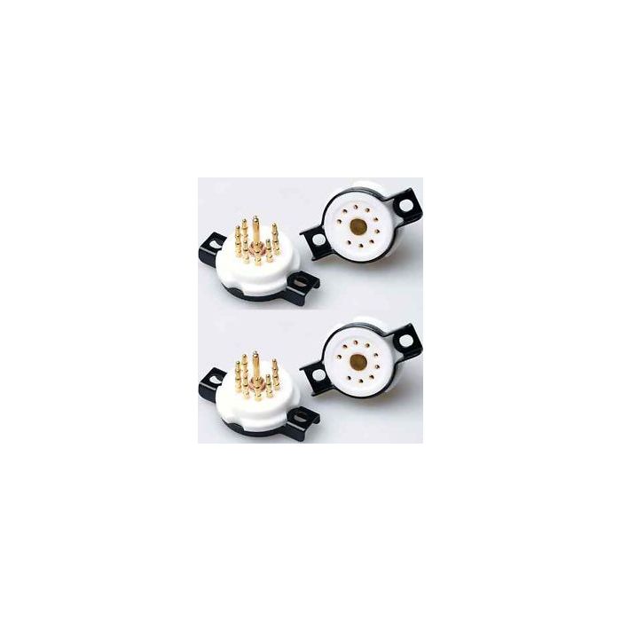 Socket Premium 9 polig Teflon Gold Pin