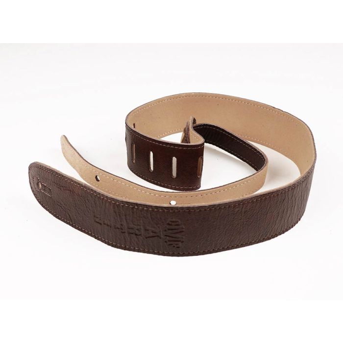 Martin Italian leather guitar strap with logo