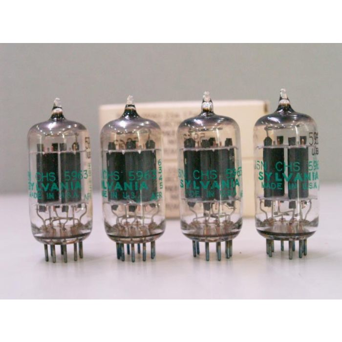 NOS USA Sylvania 5963 12au7a ecc82 