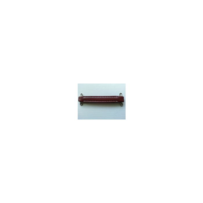Handle Dog Bone Leather Red