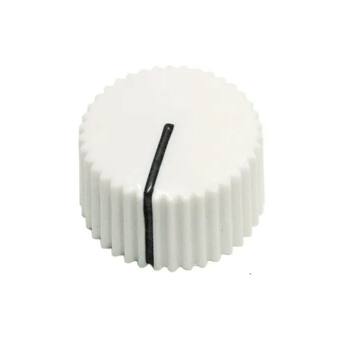 Amp Knob Barrel, White set screw