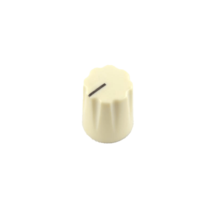 Knob Fluted Miniatur, cream