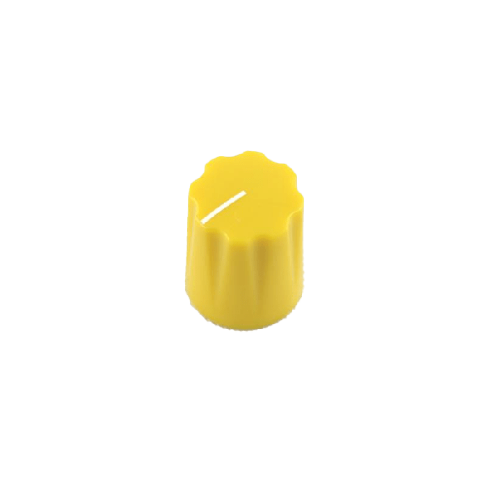 Knob Fluted Miniatur, yellow