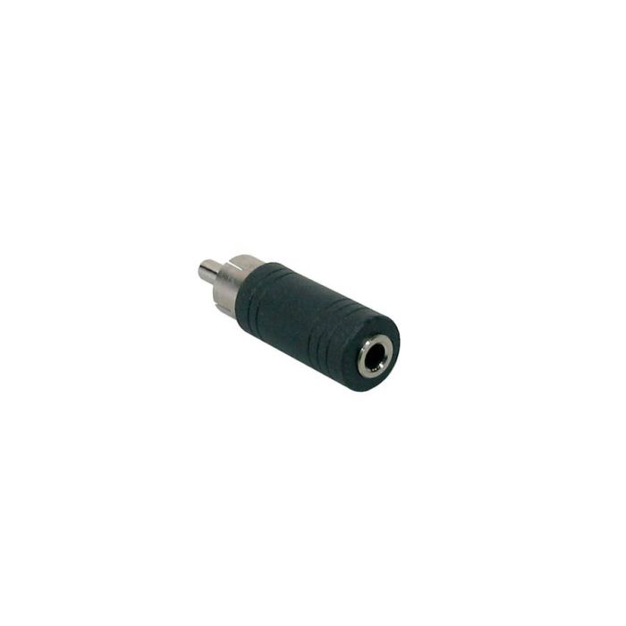 Verloop plug, 3,5mm jack female mono, RCA male