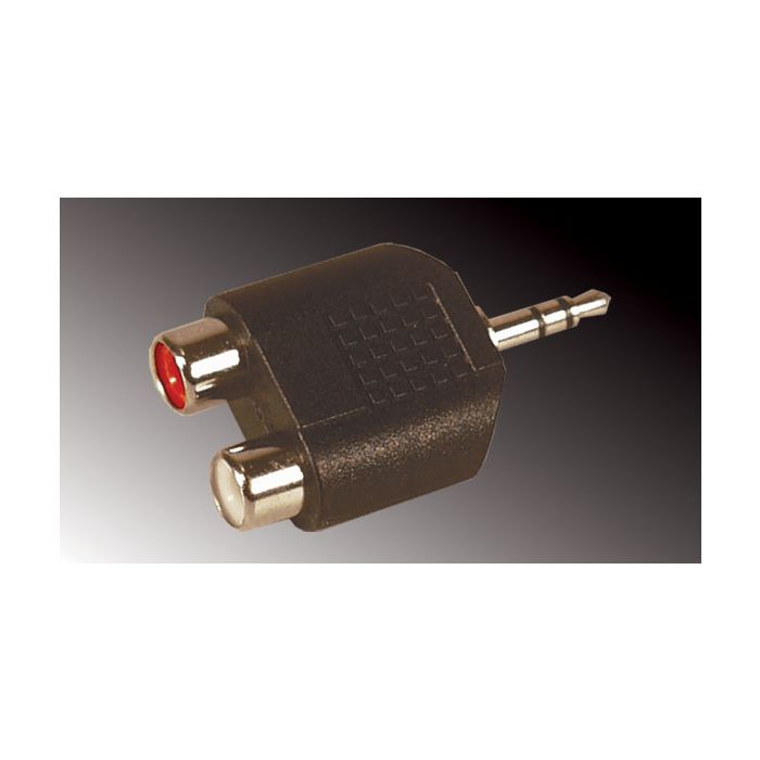 Adapter 2RCA female Mini-jack Stereo