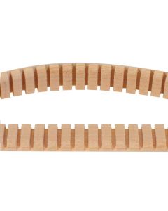 Kerfed lining 720x19x5mm, spruce, 10 pcs