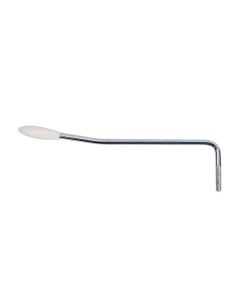 Tremolo arm, 6mm thread, chrome, 5mm arm diameter, white cap