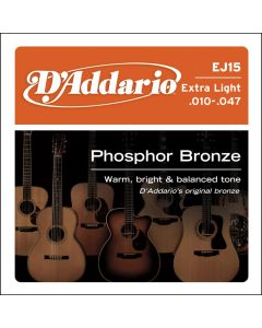D'Addario Phosphor Bronze snarenset akoestisch