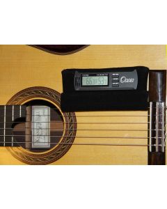 Oasis digital hygrometer holder for guitars, soft cloth with Verlcor mount
