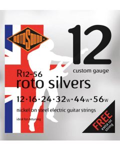 Rotosound Roto string set electric nickel wound 12-56