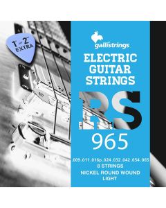 Galli 8-string set electric, nickel roundwound, light, 009-011-016-024-032-042-054-065