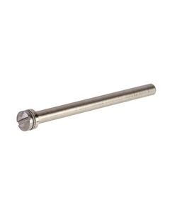 StewMac mandrel for using fret polishing wheels with a Dremel router