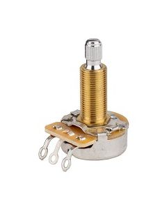 CTS 500K vintage taper audio potentiometer, long bushing .750", 3/8" diameter, for carved tops LP USA