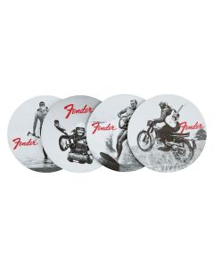 Fender vintage '60s ads coasters