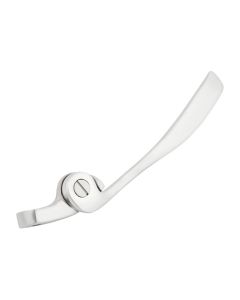 Bigsby handle assembly, flat vintage, non-fixed, polished aluminium